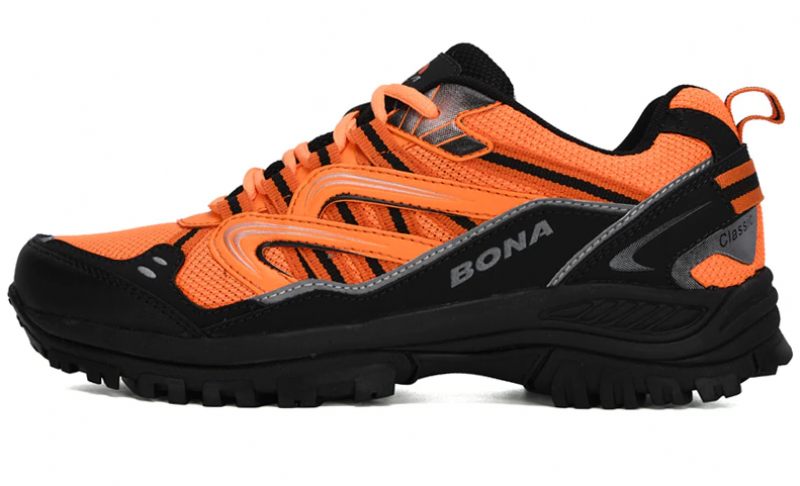 Benson Lyxsneakers För Män - Orange