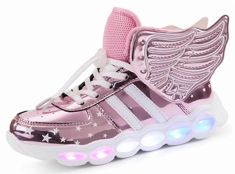 Berlin Unisex Lighted Sneaker För Barn - Rosa