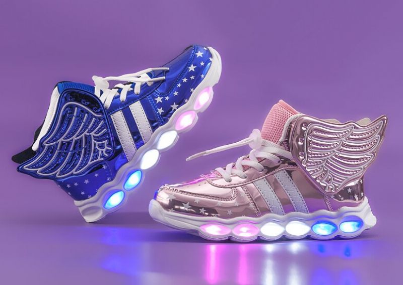 Berlin Unisex Lighted Sneaker För Barn - Rosa