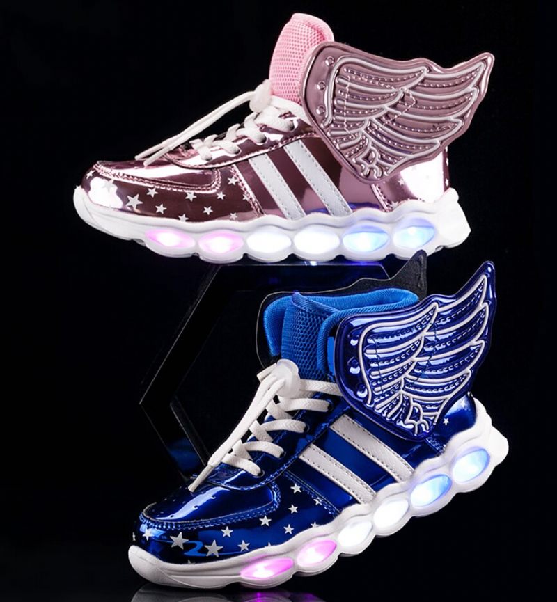 Berlin Unisex Lighted Sneaker För Barn - Rosa