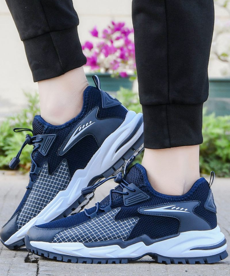 Bernardino Casual Sneakers För Män - Marinblå
