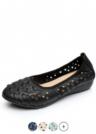 Bertha Flat Slip-on Läderskor För Kvinnor