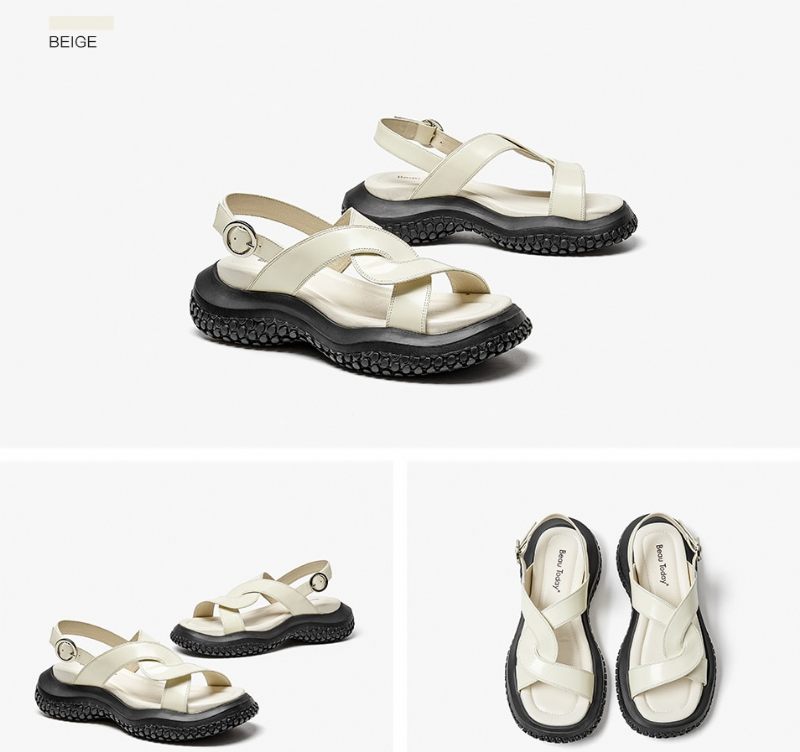 Betsy Damsandal - Beige