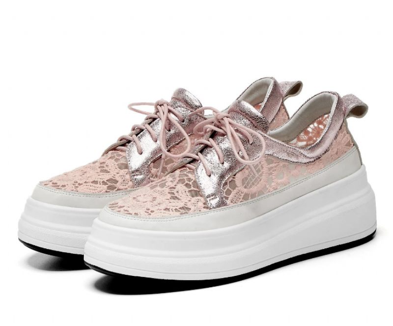 Bette Platform Sneaker Dam - Rosa