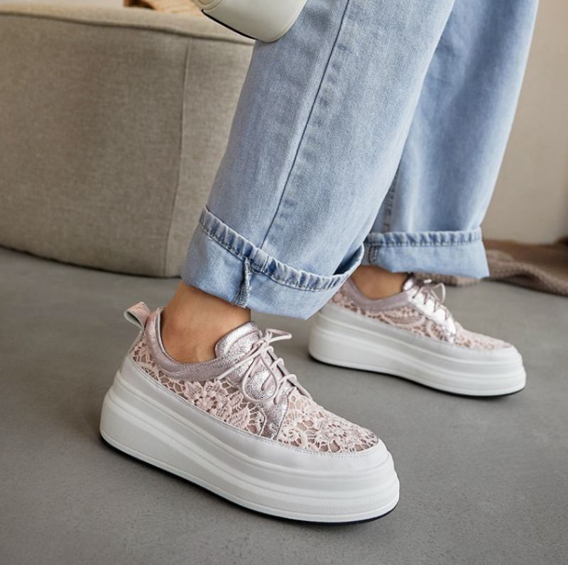 Bette Platform Sneaker Dam - Rosa