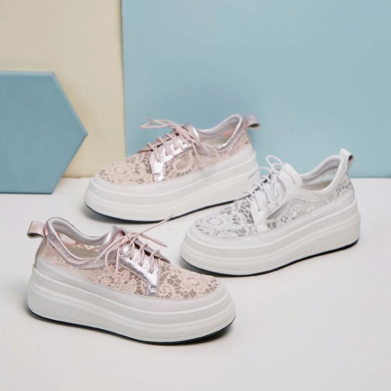 Bette Platform Sneaker Dam - Rosa