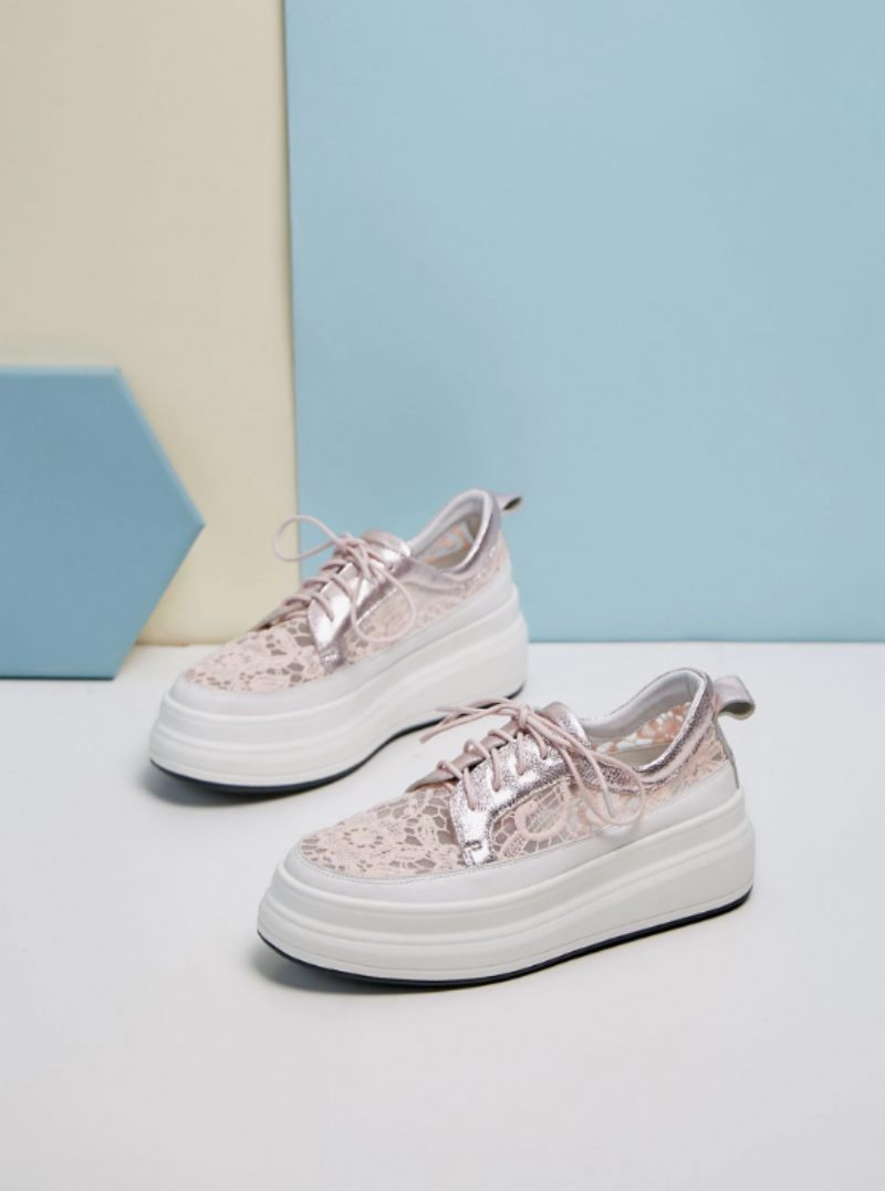 Bette Platform Sneaker Dam - Rosa