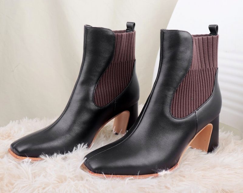 Bety Boots Ankelhöjd - Vinröd