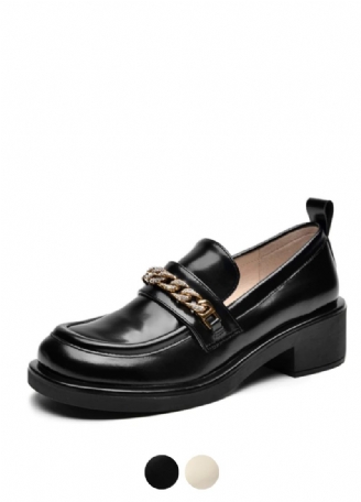 Bianco Oxford Skor För Kvinnor