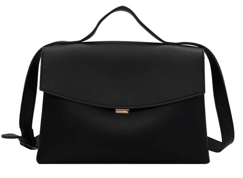 Bianco Small Crossbody-handväska I Läder För Kvinnor - Svart