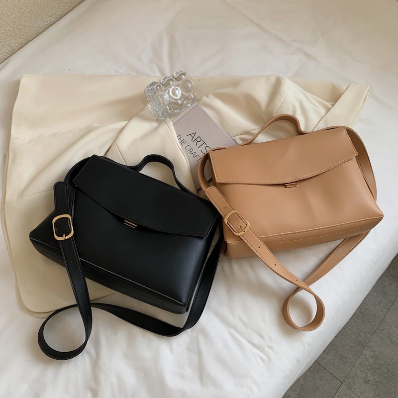 Bianco Small Crossbody-handväska I Läder För Kvinnor - Svart