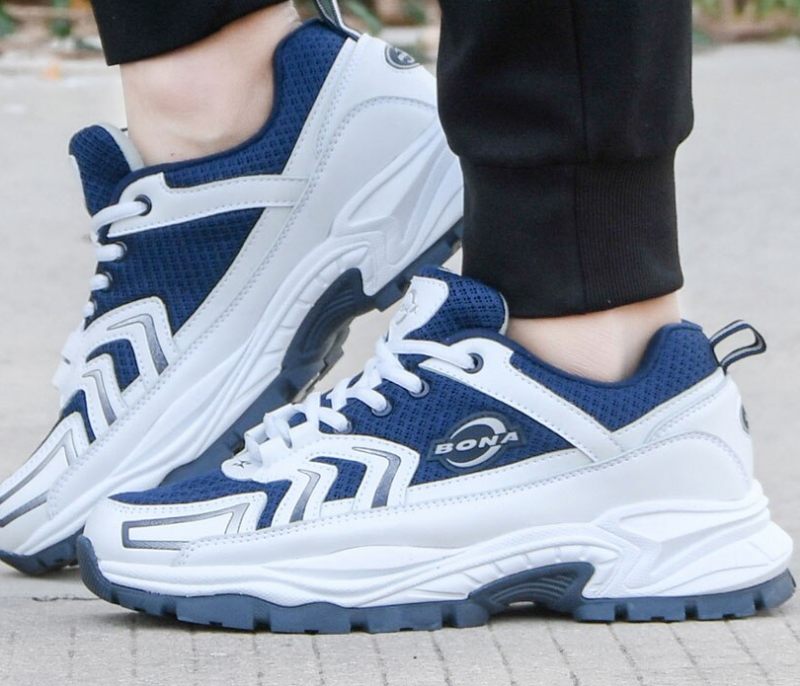 Bila Modesneakers För Män - Vit