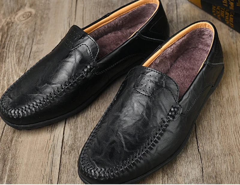 Bingo Loafers Skor För Män - Svart