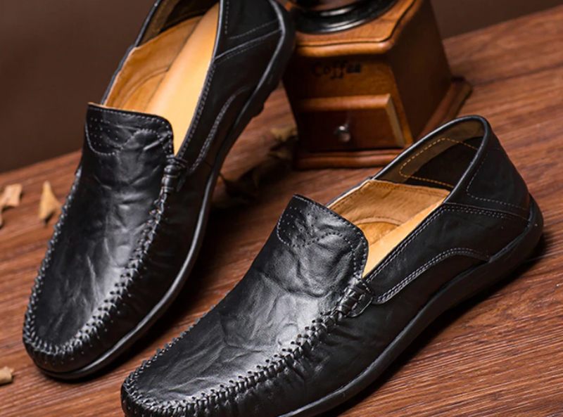 Bingo Loafers Skor För Män - Svart