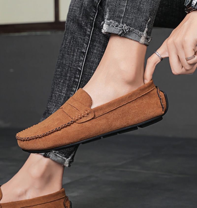 Blas Loaferskor För Män - Kaki