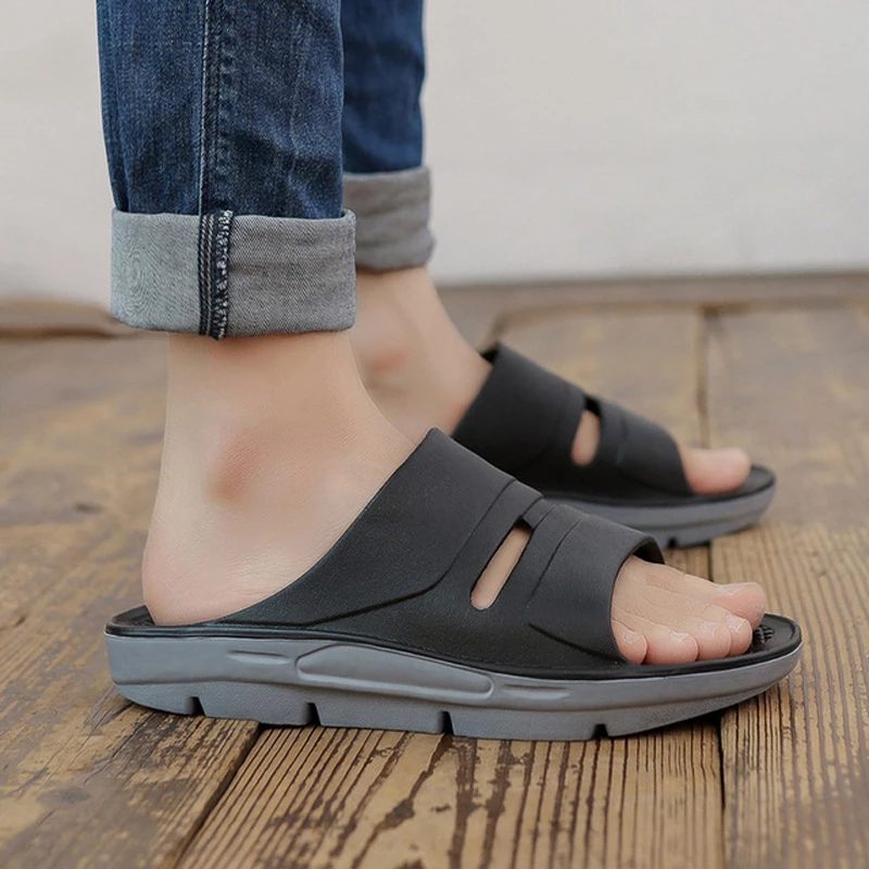 Blastoise Bekväm Sandal För Män - Svart