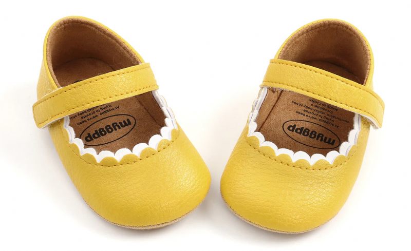 Bonie Baby Platta Skor För Tjejer - Röd