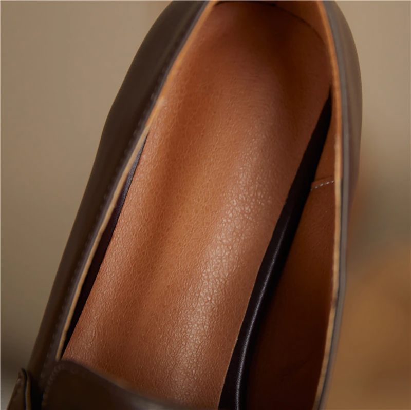 Borda Flat Loafer-skor För Kvinnor - Svart