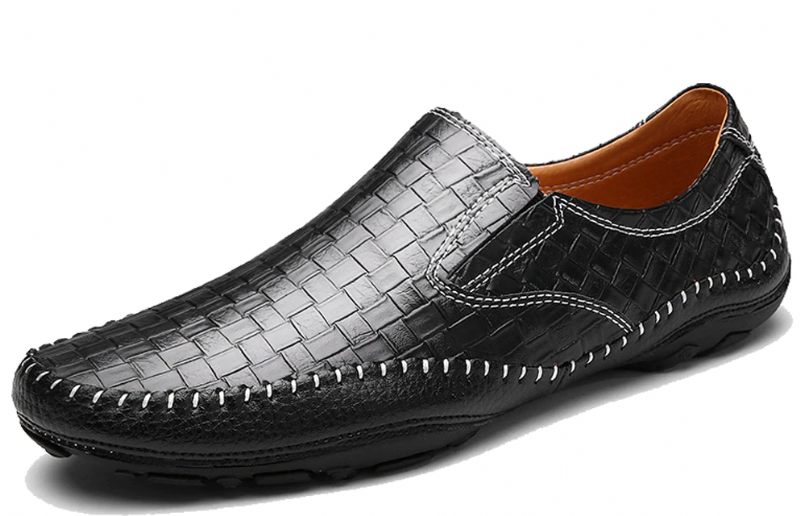 Borgon Loafers För Män Fritidsskor - Svart