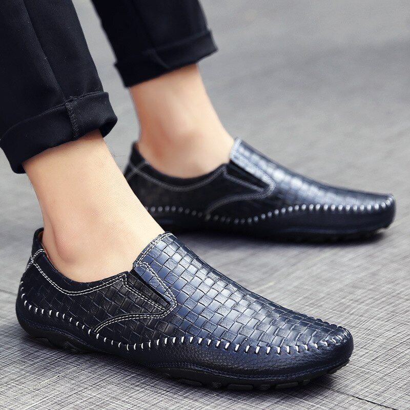 Borgon Loafers För Män Fritidsskor - Svart
