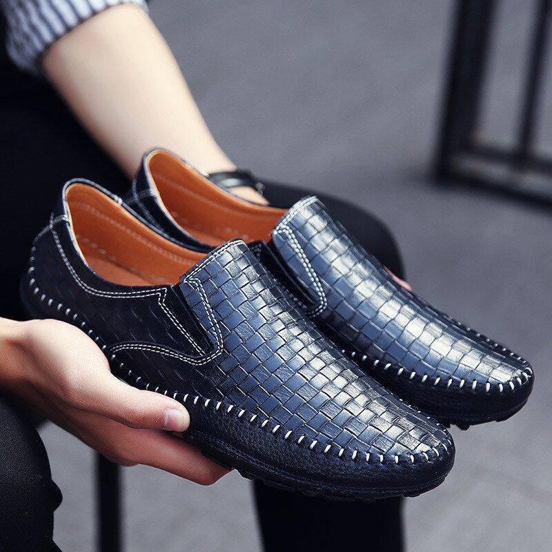 Borgon Loafers För Män Fritidsskor - Svart