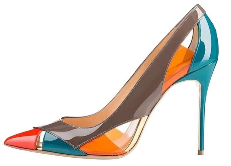 Brandii Damklänning Pumps Skor - Multi