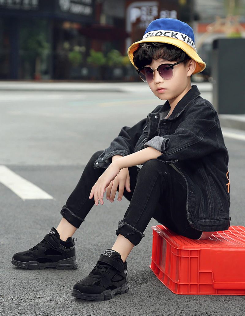 Brandon Varma Sneakers För Pojkar - Brun Päls