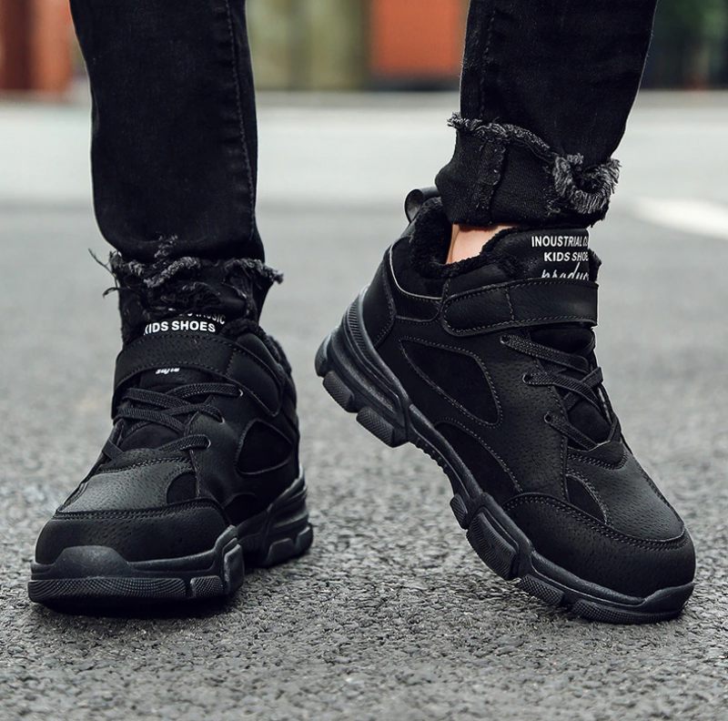 Brandon Varma Sneakers För Pojkar - Brun Päls