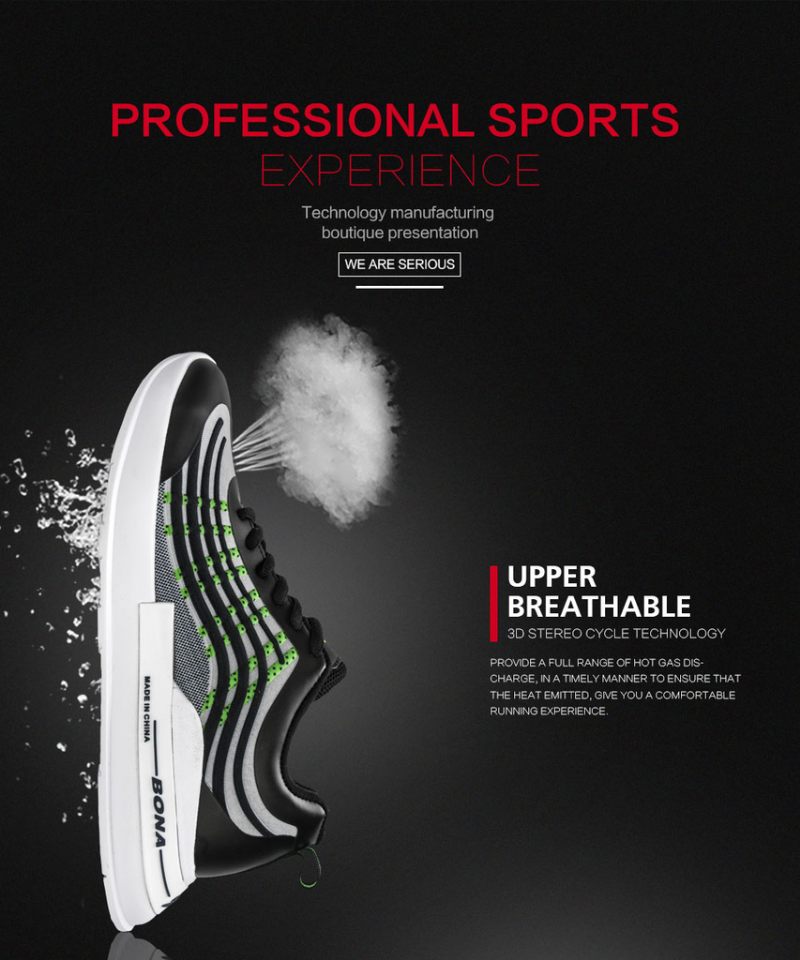 Brant Fashion Sneaker För Män - Grön