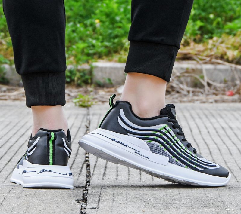 Brant Fashion Sneaker För Män - Grön