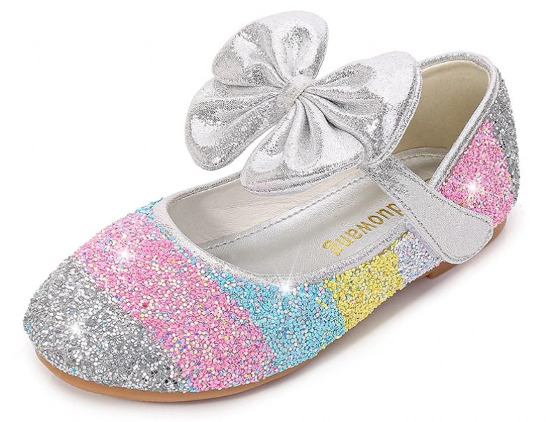 Bree Platta Flickskor - Silver