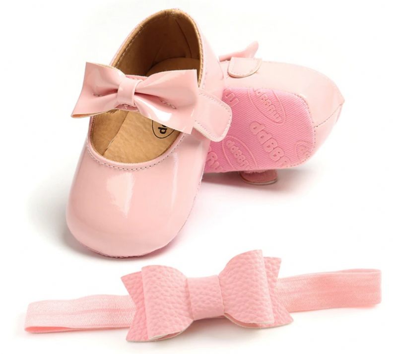 Brenda Baby Flickor Platta Skor - Röd