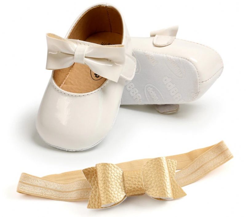 Brenda Baby Flickor Platta Skor - Röd