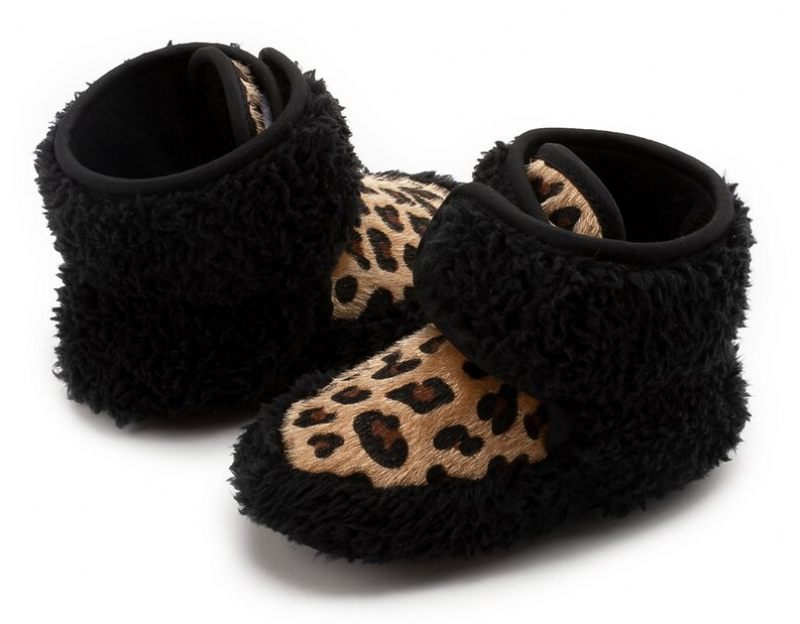 Bridget Baby Flickors Snöstövlar - Svart Päls