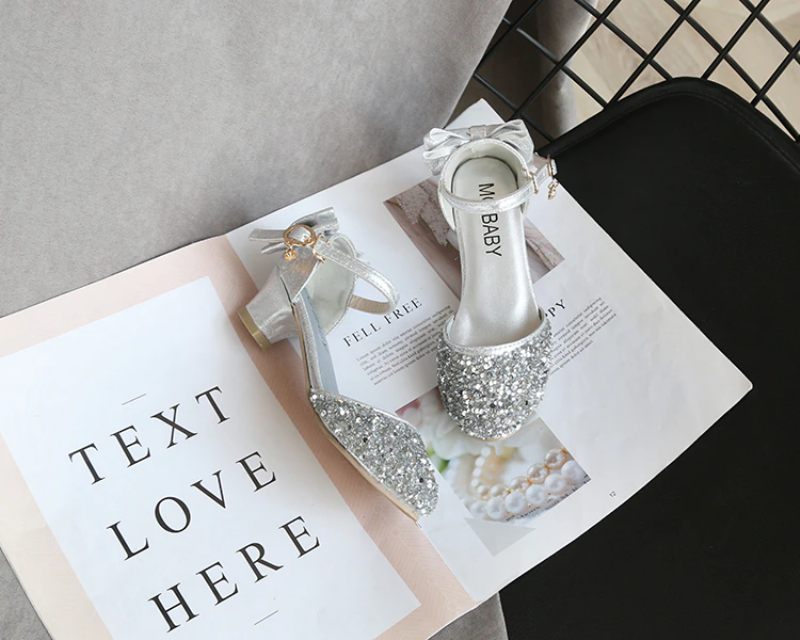 Bridget Flickor Klänning Pump - Silver