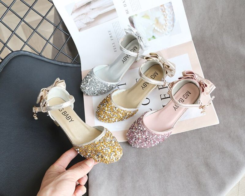 Bridget Flickor Klänning Pump - Silver