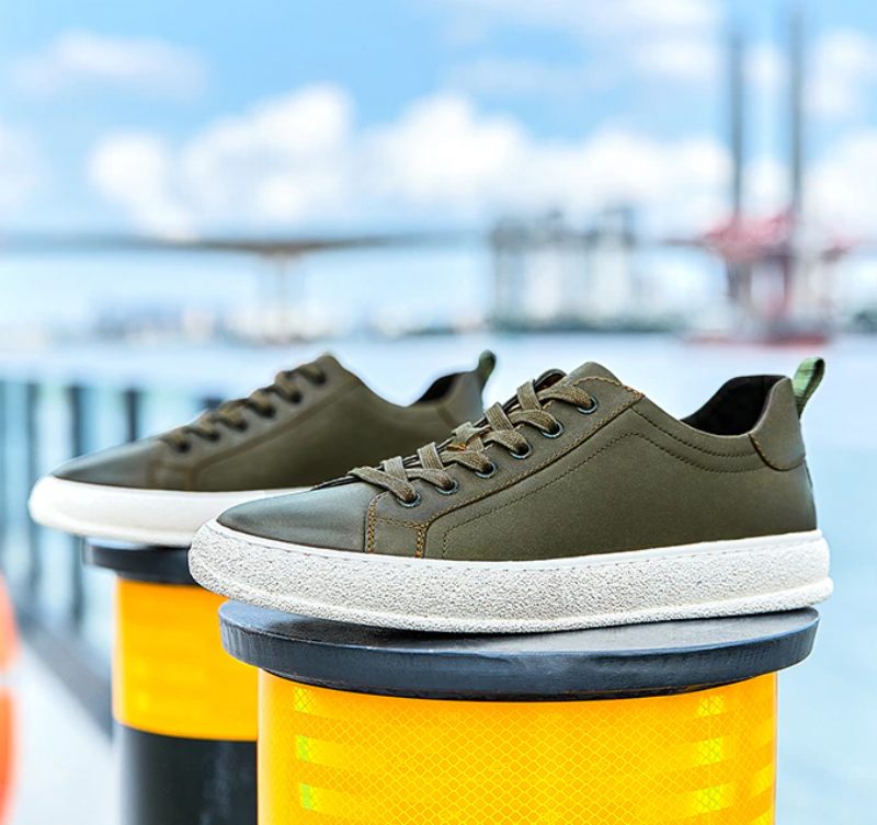 Briggs Casual Sneaker För Män - Oliv