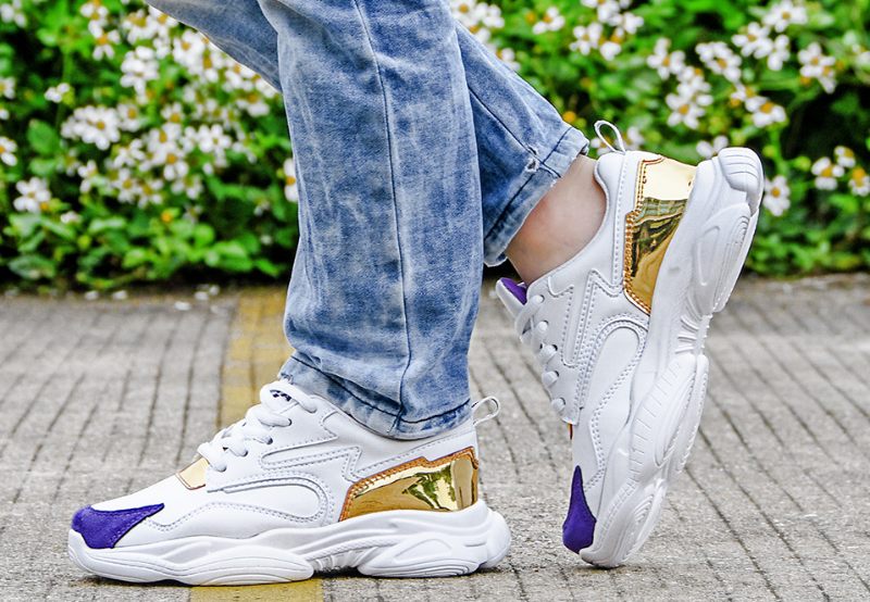 Brownn Unisex Casual Sneaker För Barn - Lila