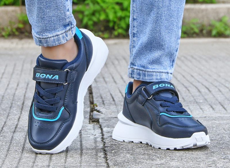 Bryan Pojkar Mode Sneaker - Blå