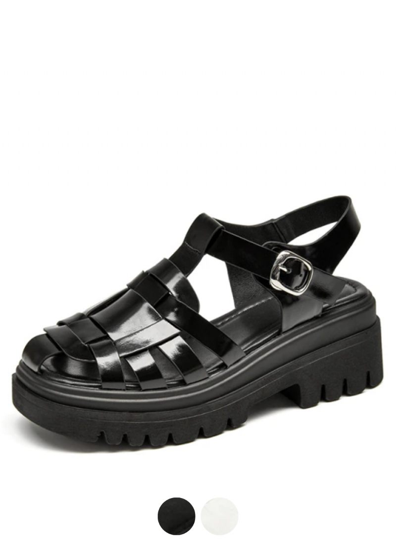 Bryssel Dam Sandal Platform Skor