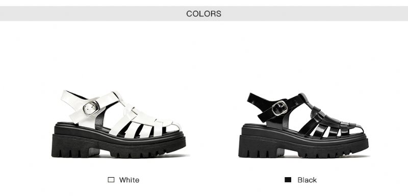 Bryssel Dam Sandal Platform Skor - Svart