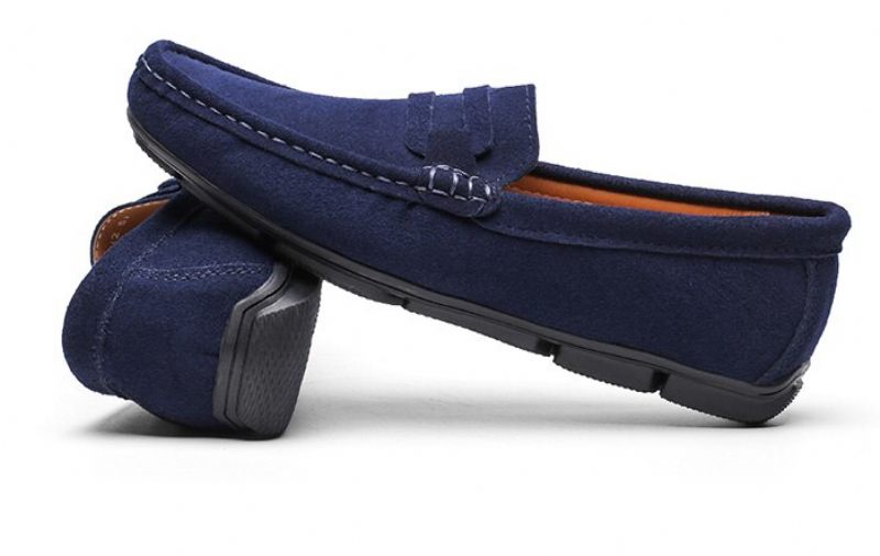 Buffon Loafers Skor För Män - Blå