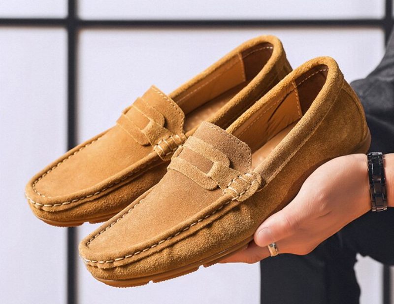 Buffon Loafers Skor För Män - Blå