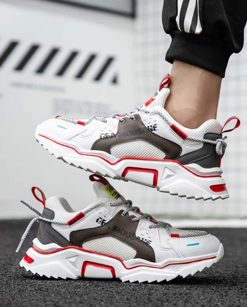 Bumble Mode Sneakers För Män - Vit
