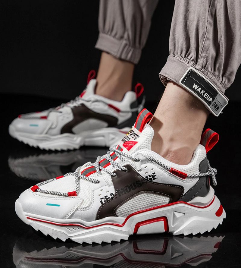 Bumble Mode Sneakers För Män - Vit