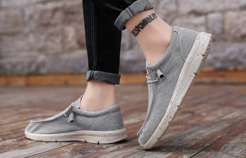 Burns Loafers Sommarskor För Män - Kaki