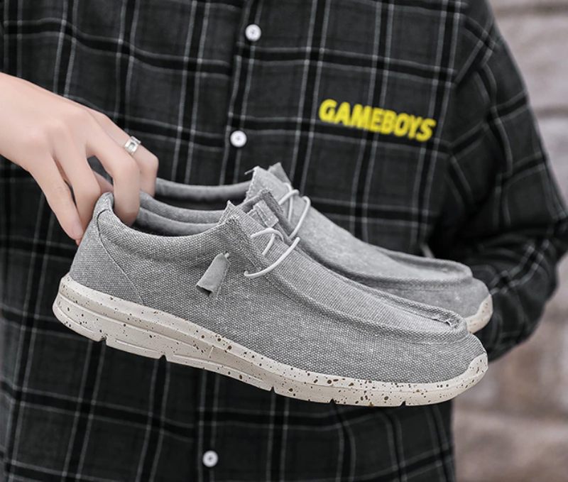 Burns Loafers Sommarskor För Män - Kaki