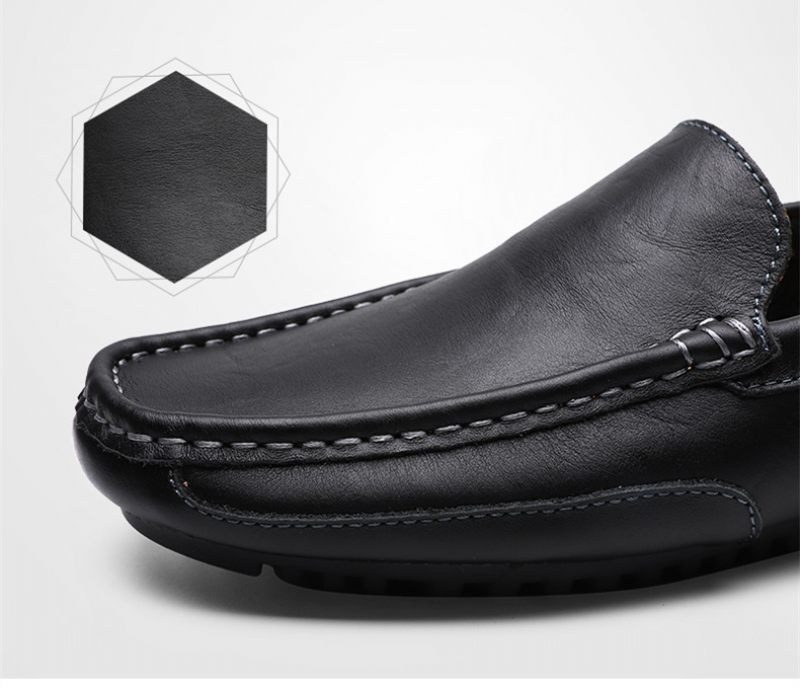 Buster Loafers För Män Casual Skor - Svart