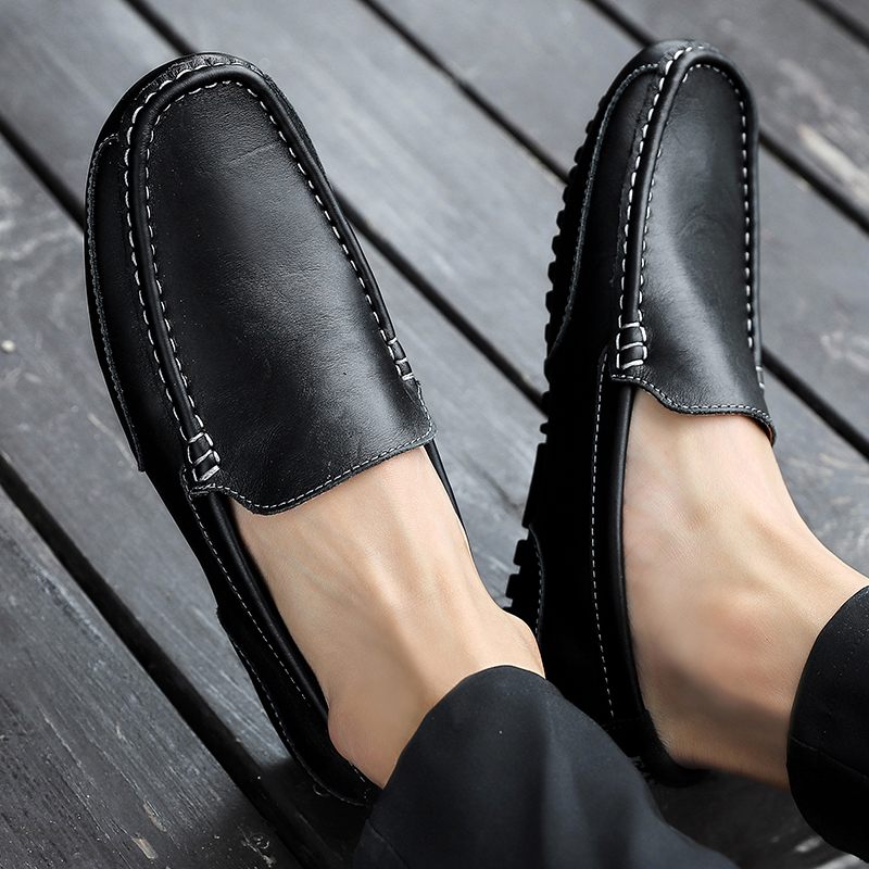 Buster Loafers För Män Casual Skor - Svart