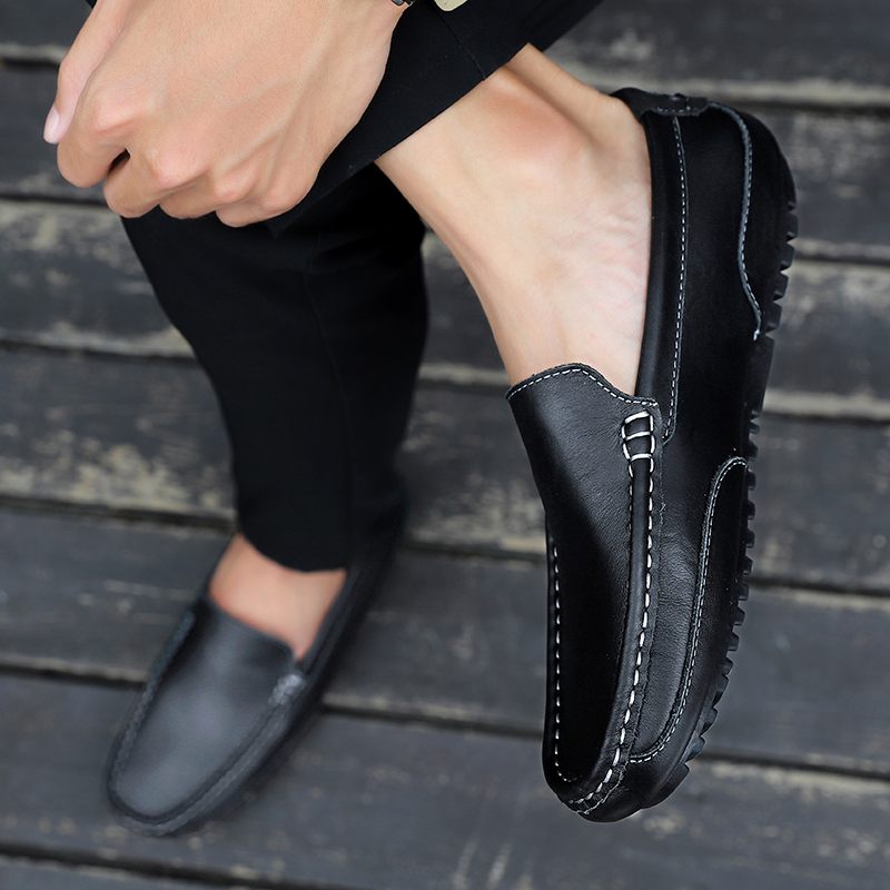 Buster Loafers För Män Casual Skor - Svart